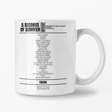 5 Seconds Of Summer Cardiff 8 April 2022 Setlist Mug - Setlist