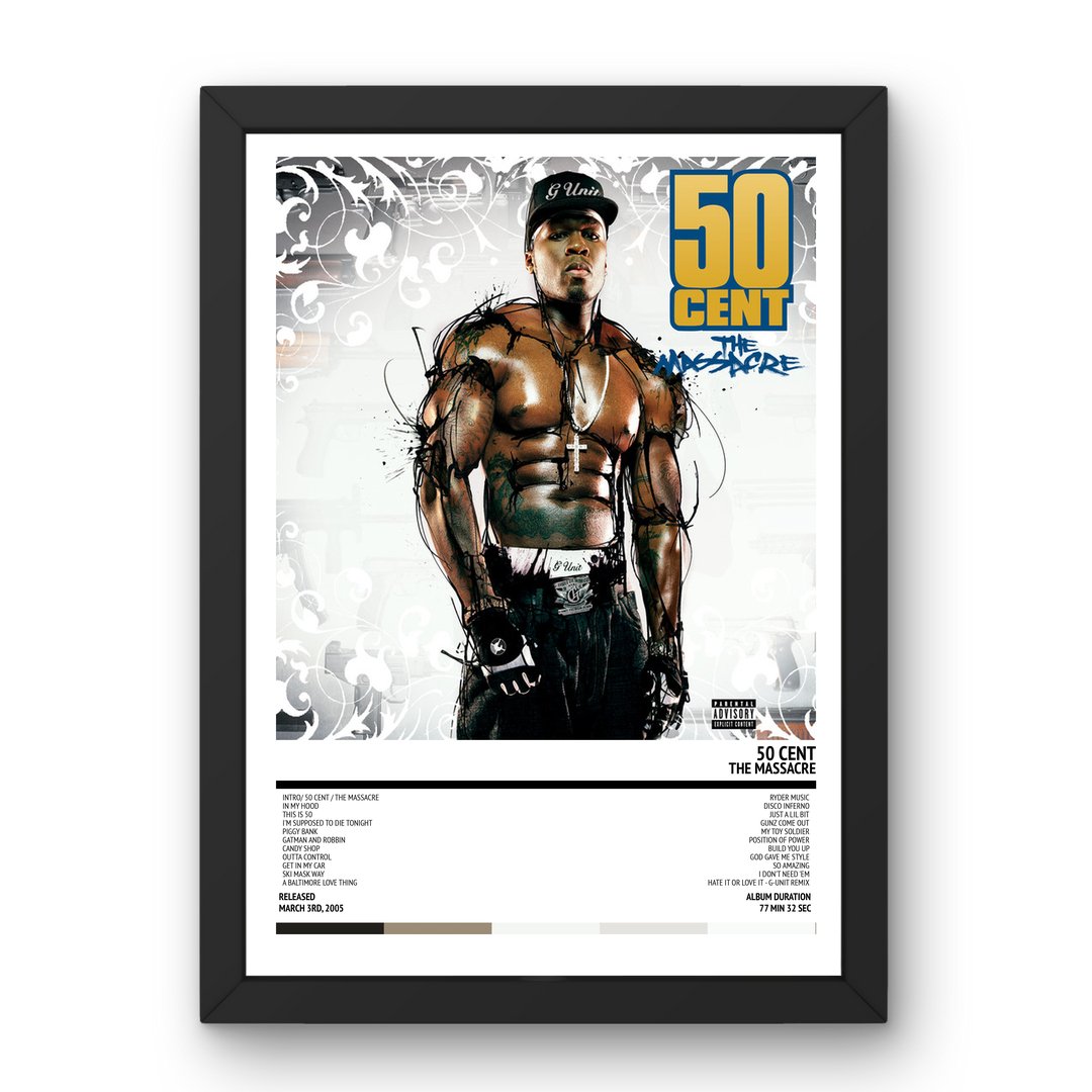 50 Cent - The Massacre (2005) Poster - Setlist