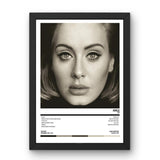 Adele - 25 (2015) Poster - Setlist