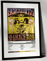 Aerosmith Girls of Summer Tokyo Stadium Choufu 27th June 2002 - Setlist Tour Poster - Setlist