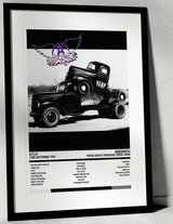 Aerosmith Pump Yoyogi Daiichi Taiikukan Tokyo 22nd September 1990 - Setlist Tour Poster - Setlist