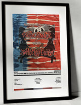 Aerosmith Route of All Evil Tweeter Center for the Performing Arts Mansfield 28th September 2006 - Setlist Tour Poster - Setlist