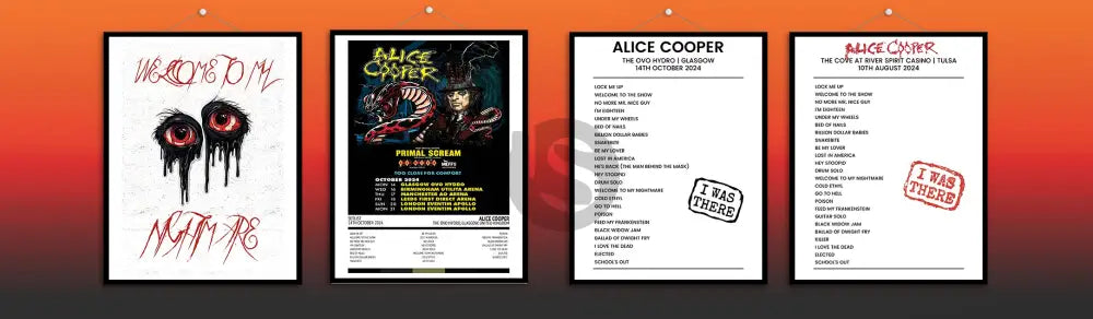 Alice Cooper Tour 2024 - Setlist