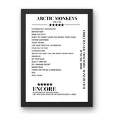 Arctic Monkeys Emirates Old Trafford Manchester 02 June 2023 Setlist Poster - Setlist