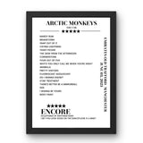 Arctic Monkeys Emirates Old Trafford Manchester 03 June 2023 Setlist Poster - Setlist