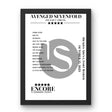 Avenged Sevenfold October 15, 2023 Dickies Arena Fort Worth Setlist Poster - Setlist