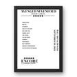 Avenged Sevenfold September 28, 2023 Ball Arena Denver Setlist Poster - Setlist