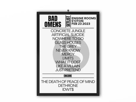 Bad Omens Setlist Southampton February 2023 - Setlist