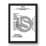 Bas September 19, 2024 Electric Brixton London Setlist Poster - Setlist