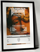 Beartooth The Disease Tour Roundhouse London 29th February 2020 - Setlist Tour Poster - Setlist