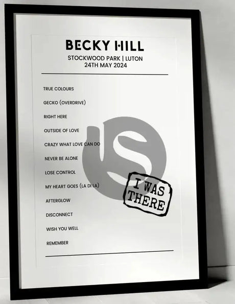 Becky Hill 24th May 2024 Stockwood Park Luton - I Was There - Setlist