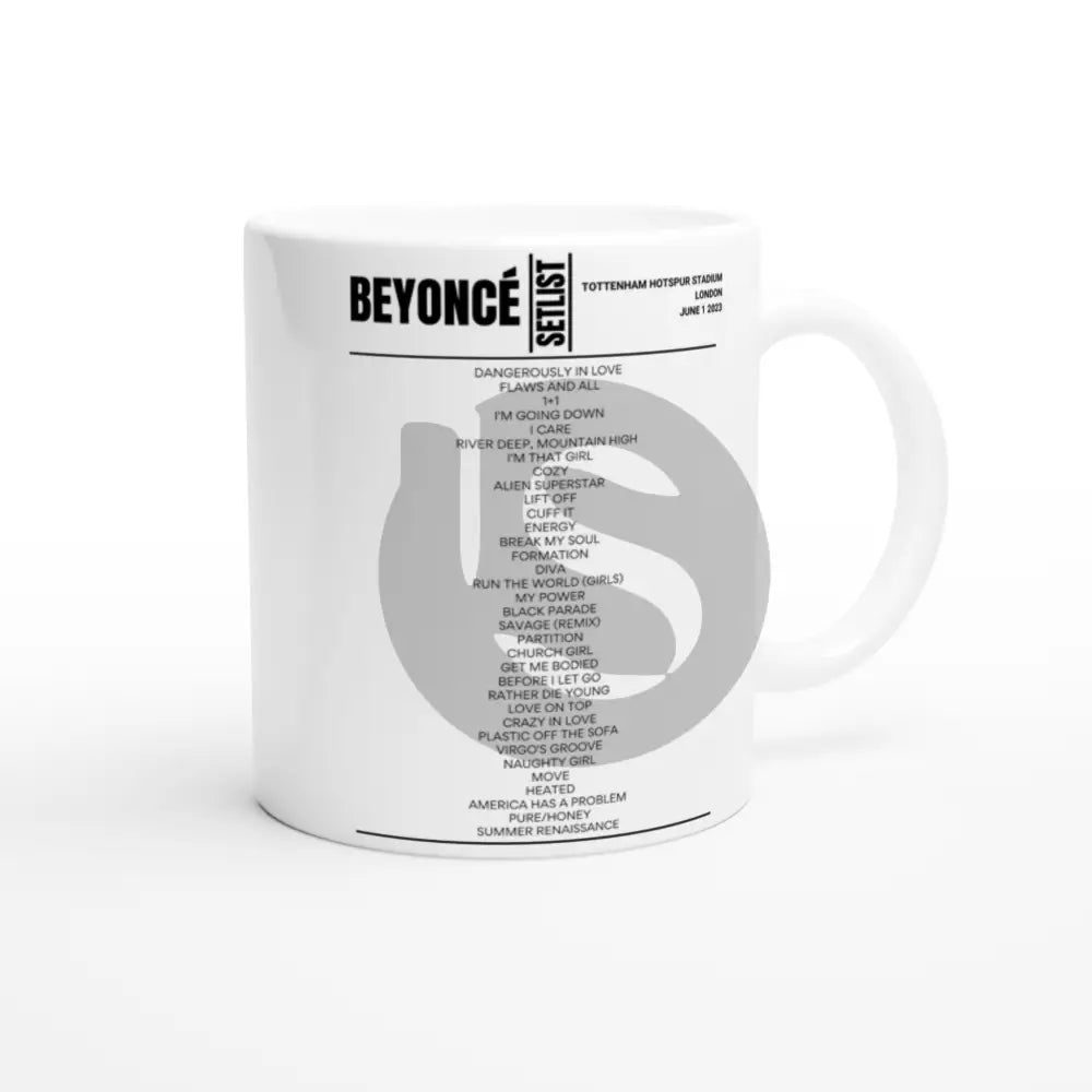 Beyoncé London Night 3 May 2023 Setlist Mug - Setlist