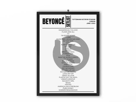 Beyoncé London Night 4 May 2023 Replica Setlist - Setlist