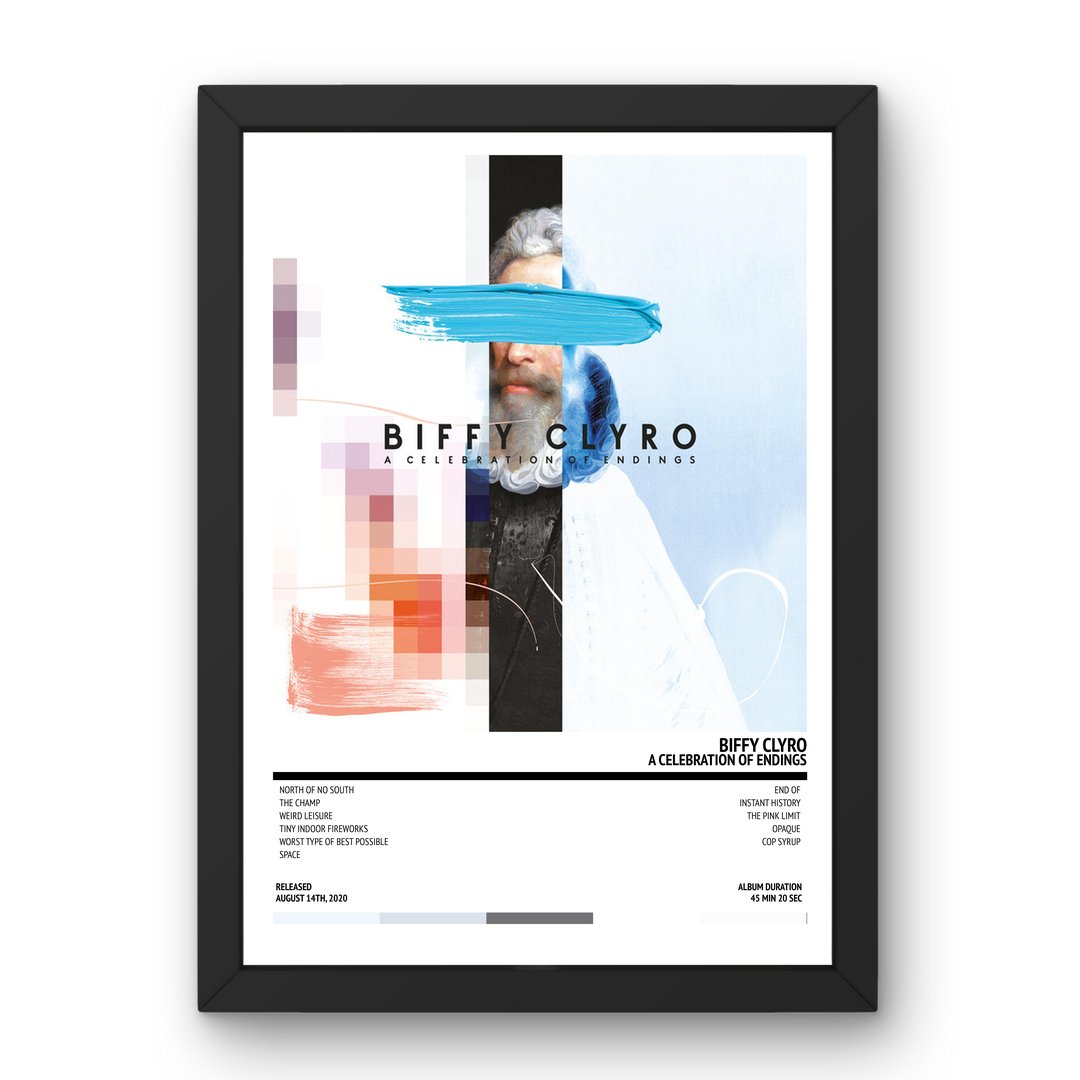 Biffy Clyro - A Celebration Of Endings (2020) Poster - Setlist