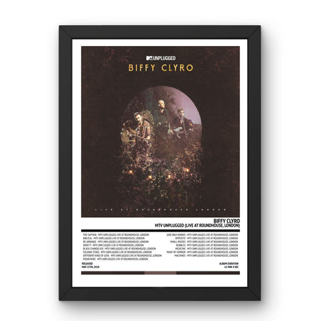 Biffy Clyro - MTV Unplugged (Live at Roundhouse, London) (2018) Poster - Setlist