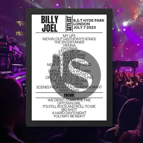 Billy Joel B.S.T Hyde Park London July 7 2023 Setlist - Setlist