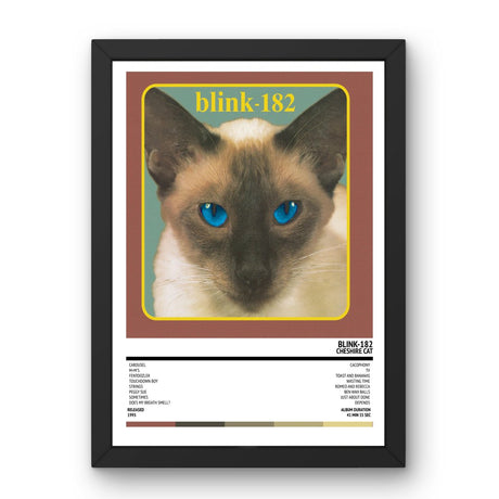 blink - 182 - Cheshire Cat (1995) Poster - Setlist