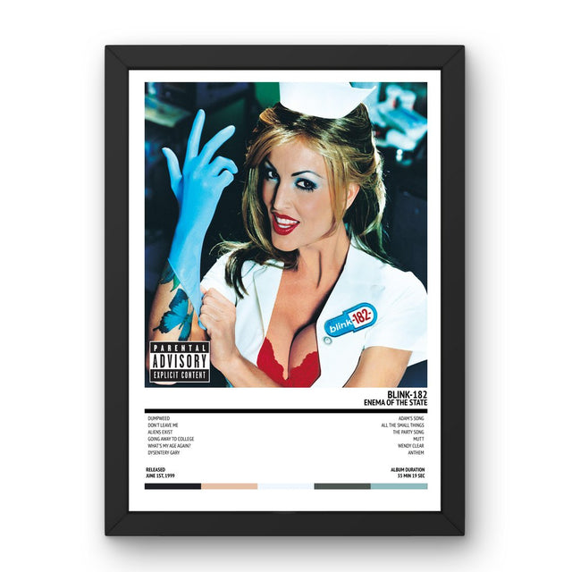 blink - 182 - Enema Of The State (1999) Poster - Setlist