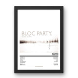 Bloc Party - Silent Alarm (2005) Poster - Setlist