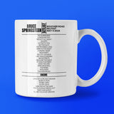 Bruce Springsteen Belfast May 9 2024 Replica Setlist Mug - Setlist