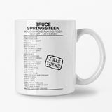 Bruce Springsteen Belfast May 9 2024 Replica Setlist Mug - I Was There - Setlist