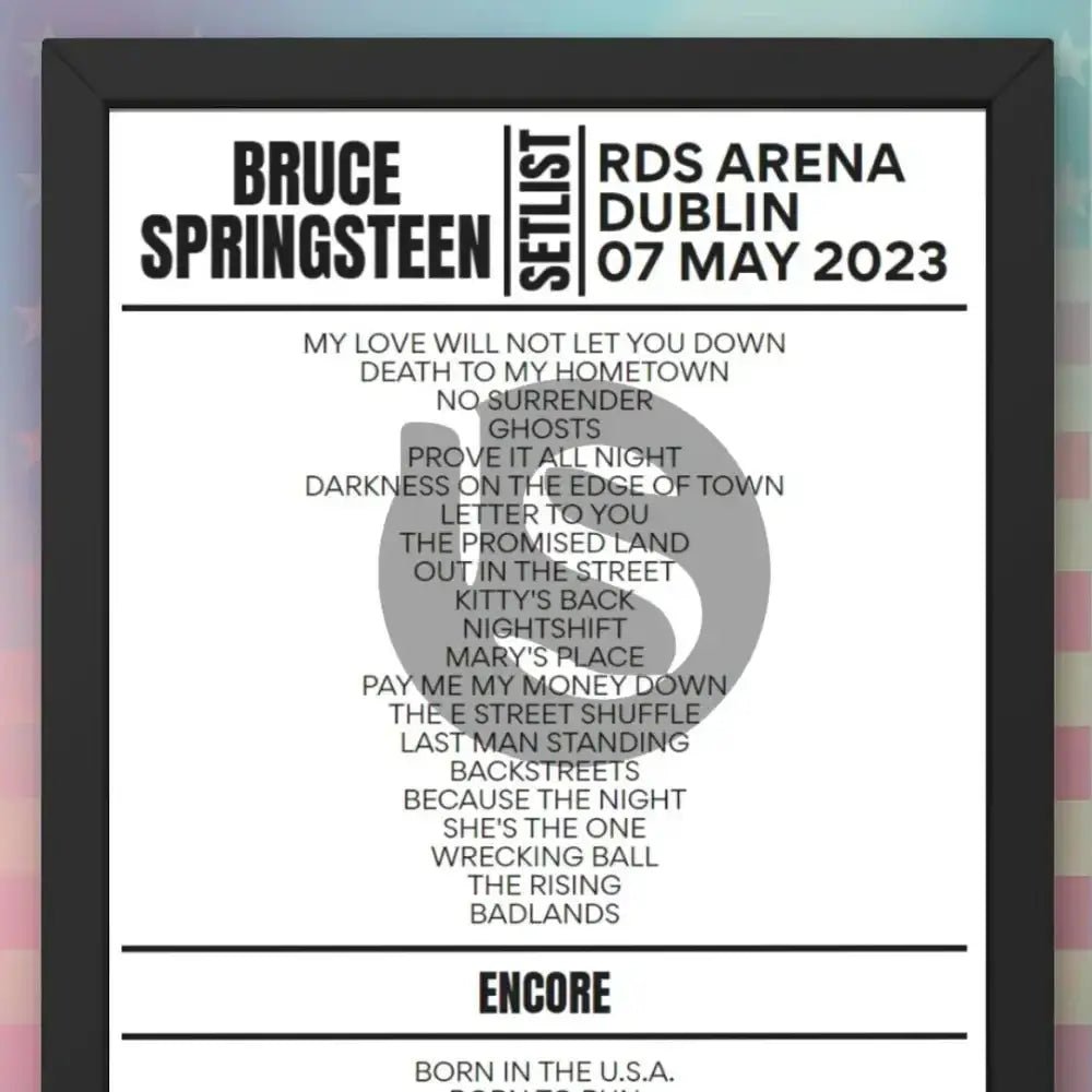 Bruce Springsteen Dublin May 7th 2023 Setlist - Setlist