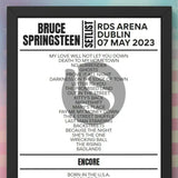 Bruce Springsteen Dublin May 7th 2023 Setlist - Setlist