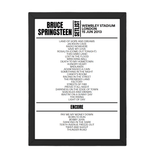 Bruce Springsteen London June 15, 2013 Replica Setlist - Setlist