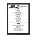 Bruce Springsteen Manchester 29 May 2003 Replica Setlist - Setlist