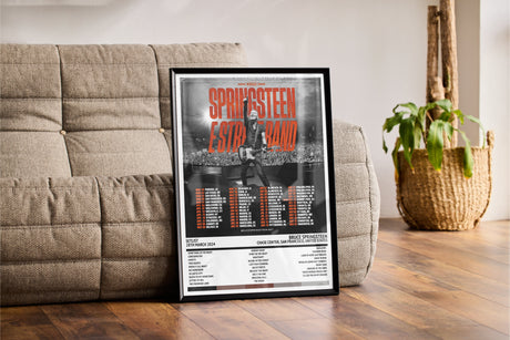 Bruce Springsteen Springsteen & E Street Band 2024 World Tour Chase Center San Francisco 28th March 2024 - Setlist Tour Poster - Setlist