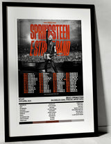 Bruce Springsteen Springsteen & E Street Band 2024 World Tour JMA Wireless Dome Syracuse 18th April 2024 - Setlist Tour Poster - Setlist