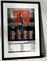 Bruce Springsteen Springsteen & E Street Band 2024 World Tour Kia Forum Inglewood 4th April 2024 - Setlist Tour Poster - Setlist