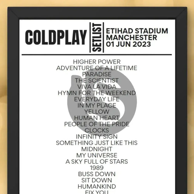 Coldplay Etihad Stadium Manchester June 1 2023 Setlist - Setlist