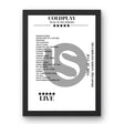 Coldplay July 27, 2024 Olympiastadion Helsinki Setlist Poster - Setlist