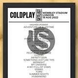 Coldplay Setlist Wembley Stadium August 16 2022 - Setlist