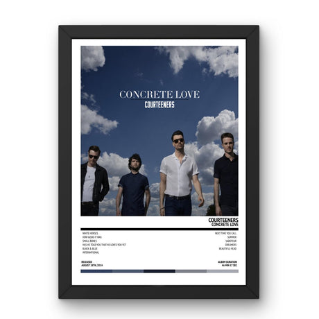 Courteeners - Concrete Love (2014) Poster - Setlist