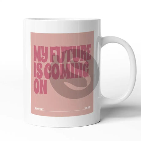 Custom Lyric Print Mug - Pink Pulse - Setlist