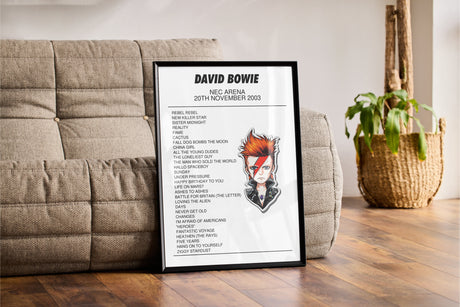 David Bowie 20th November 2003 NEC Arena Birmingham I Was There - Setlist