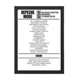 Depeche Mode Madrid March 12, 2024 Replica Setlist - Setlist