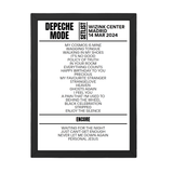 Depeche Mode Madrid March 14, 2024 Replica Setlist - Setlist