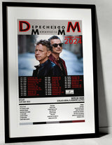 Depeche Mode Memento Mori 28 Black Arena Klagenfurt 21st July 2023 - Setlist Tour Poster - Setlist