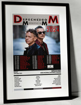 Depeche Mode Memento Mori Arena Națională Bucharest 26th July 2023 - Setlist Tour Poster - Setlist