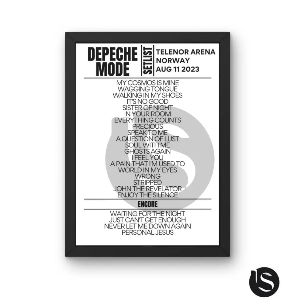 Depeche Mode Norway August 11 2023 Setlist - Setlist