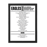 Eagles Birmingham May 28, 2014 Replica Setlist - Setlist