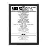 Eagles Glasgow July 4, 2019 Replica Setlist - Setlist