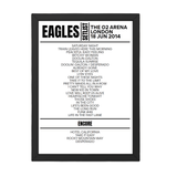 Eagles London June 18, 2014 Replica Setlist - Setlist