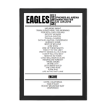 Eagles Manchester June 25, 2014 Replica Setlist - Setlist