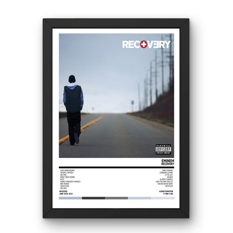 Eminem - Recovery (2010) Poster - Setlist