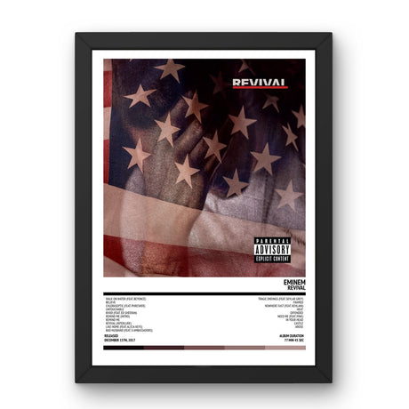 Eminem - Revival (2017) Poster - Setlist