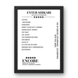 Enter Shikari O2 Academy Liverpool Liverpool 04 May 2013 Setlist Poster - Setlist